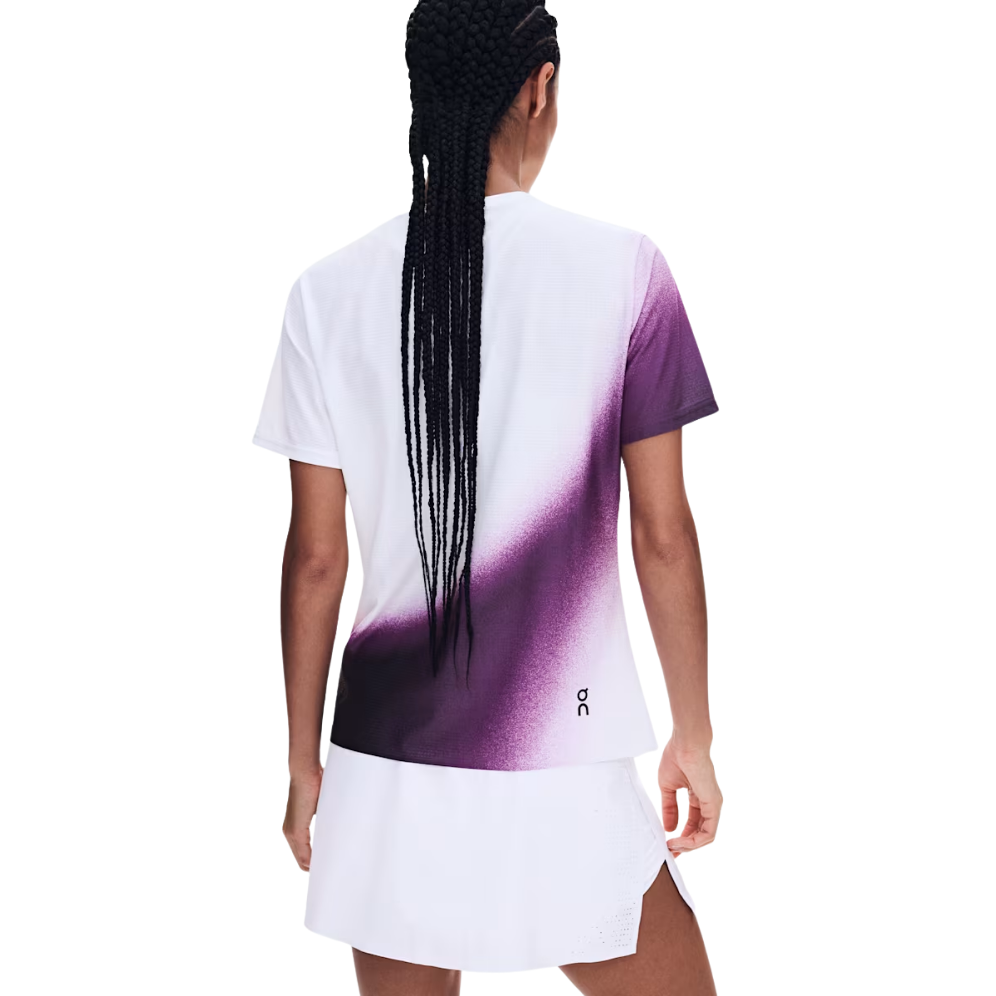 Áo Tay Ngắn Thể Thao Nữ On Running Court-T Swing White | Cassis