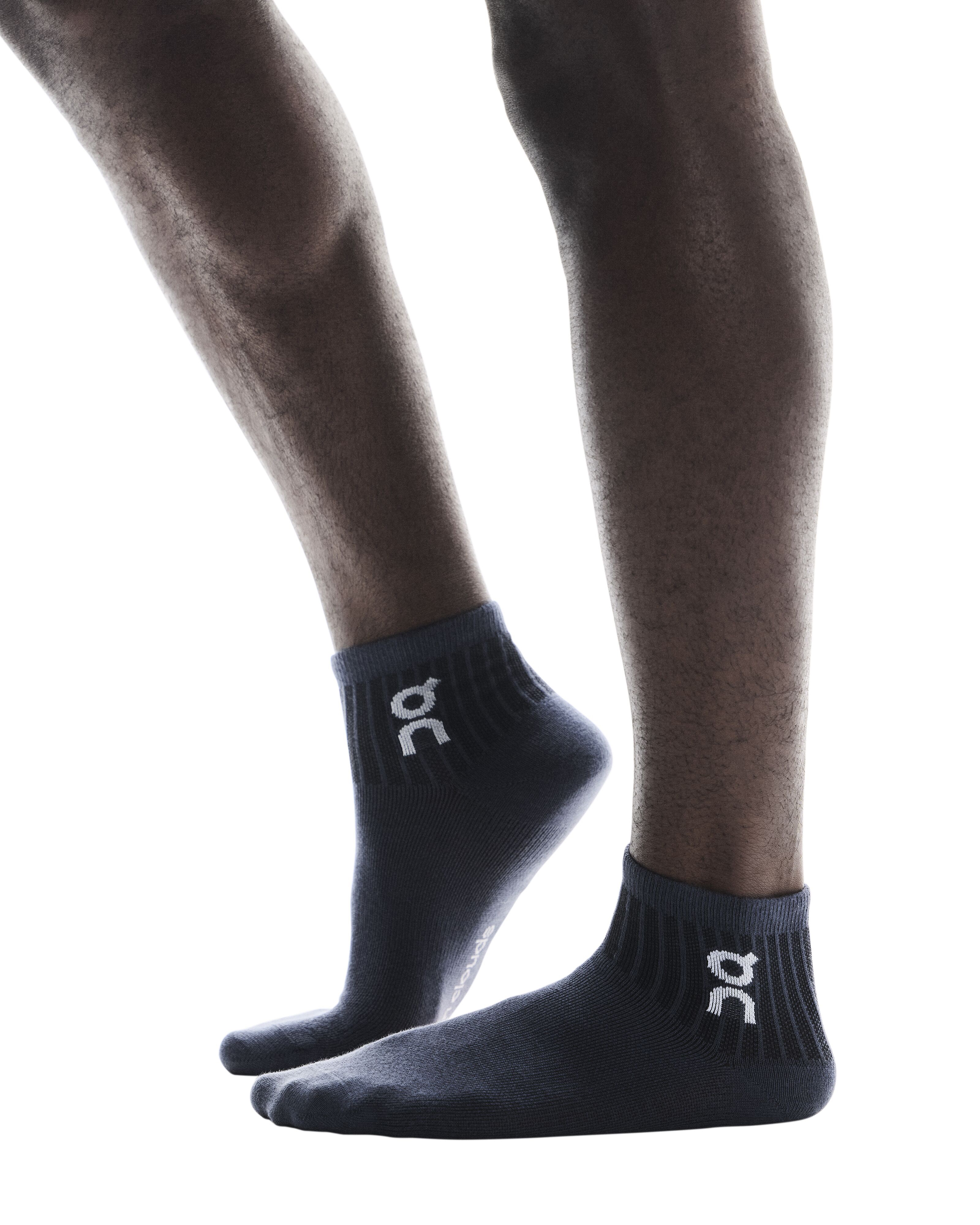Vớ Thể Thao Unisex On Running Logo Sock Mid 3P ( 3 đôi )