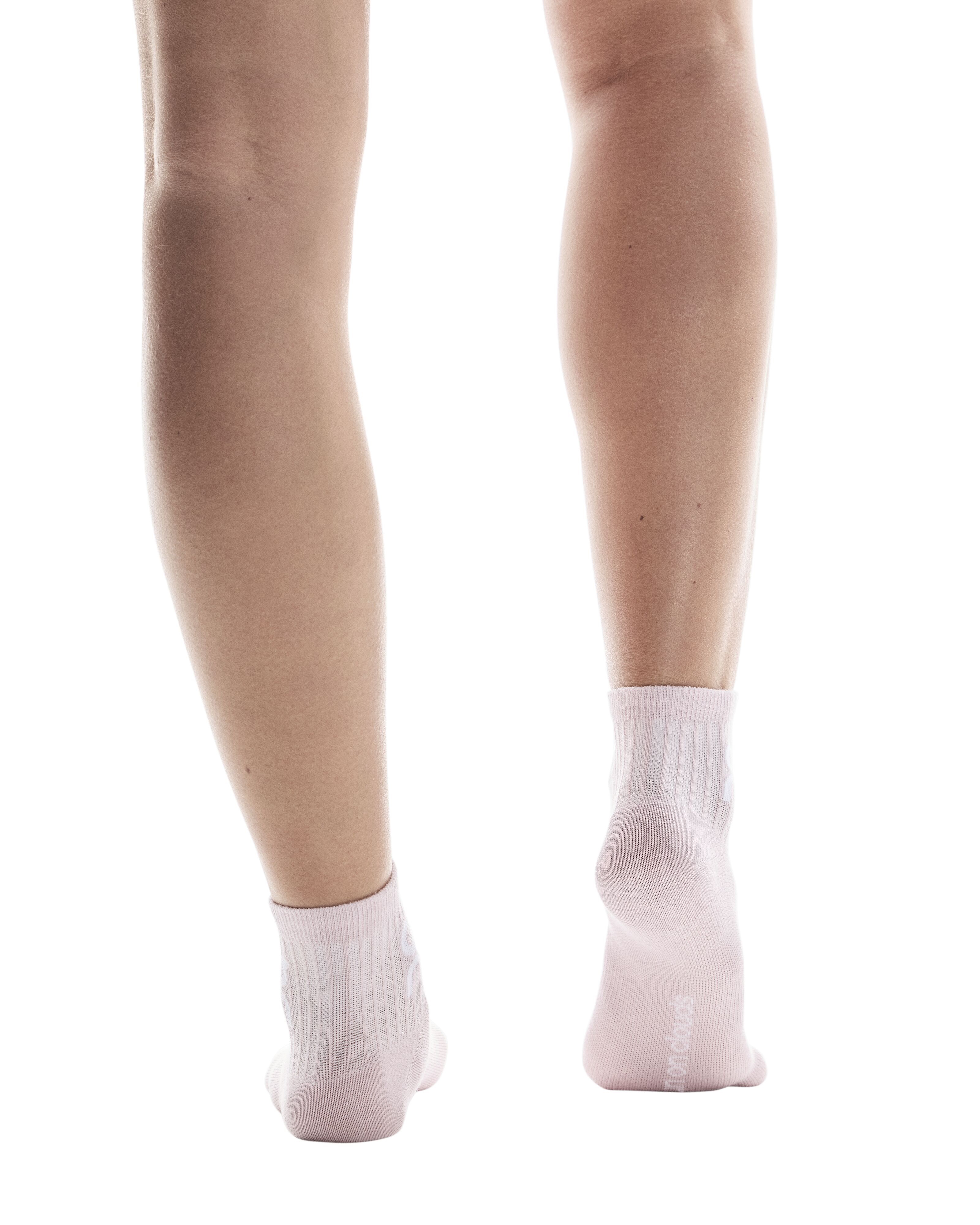 Vớ Thể Thao Unisex On Running Logo Sock Mid 3P ( 3 đôi ) - Hồng