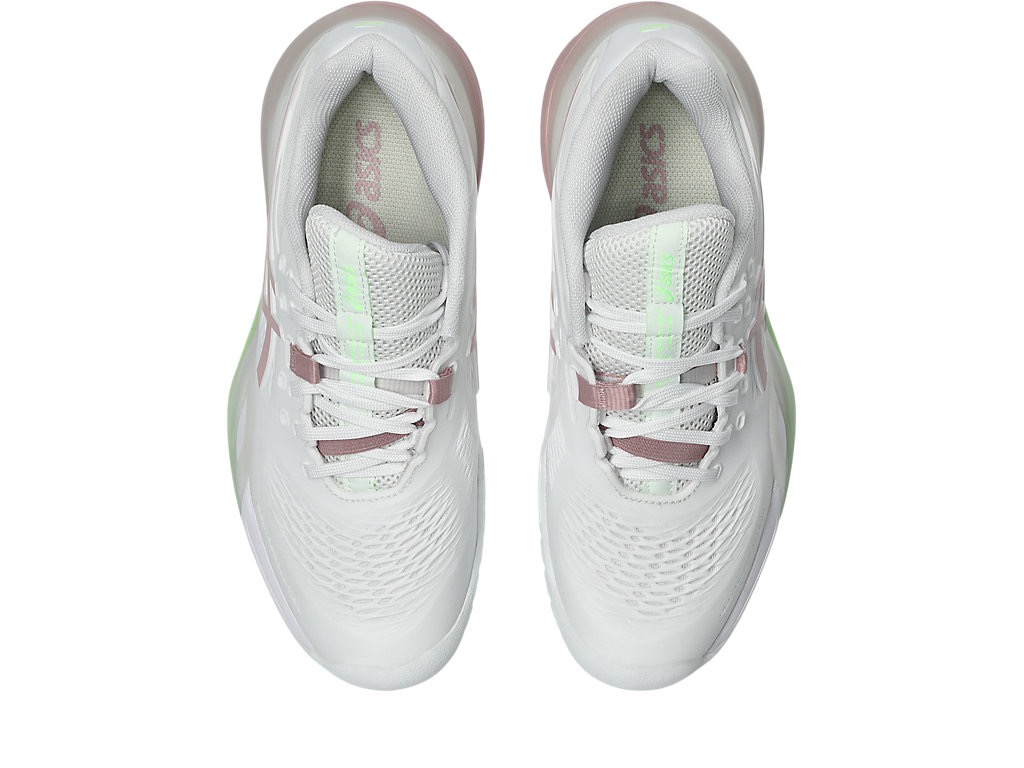 Giày Quần Vợt Nữ Asics Gel-Resolution X White | Morganite