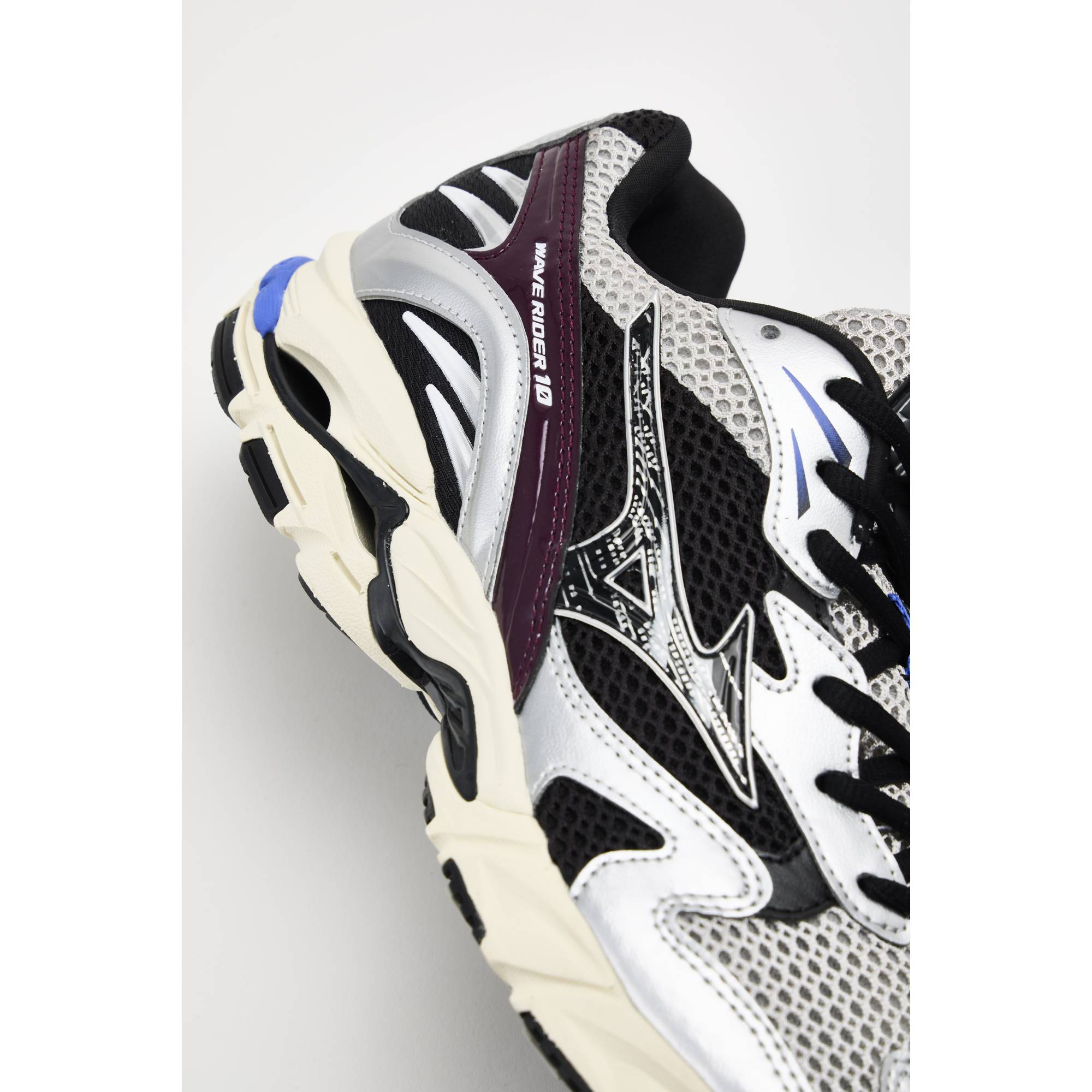 Giày Sneaker Unisex Mizuno Wave Rider 10 Sport Harbor Mist/Black/Fig
