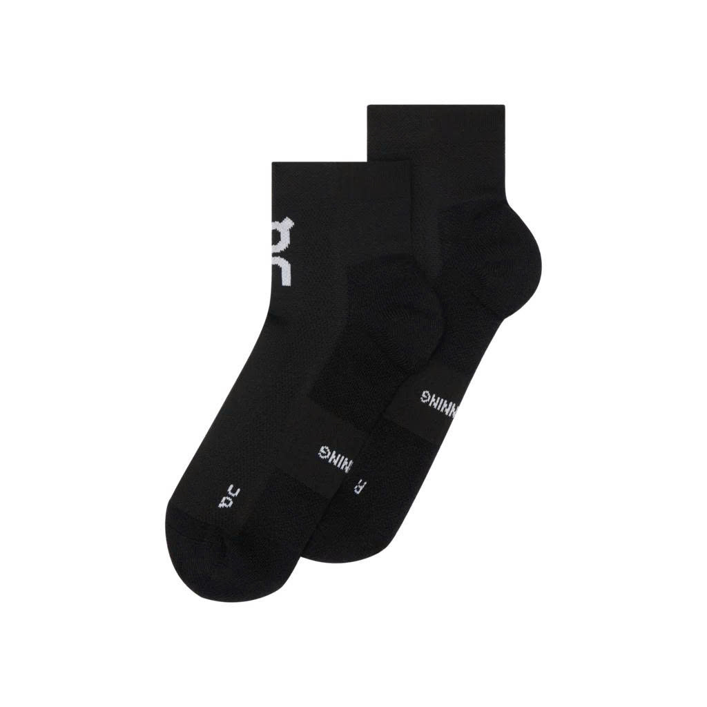 Vớ Thể Thao Unisex On Running Core Run Sock Mid 2P ( 2 đôi ) - Đen