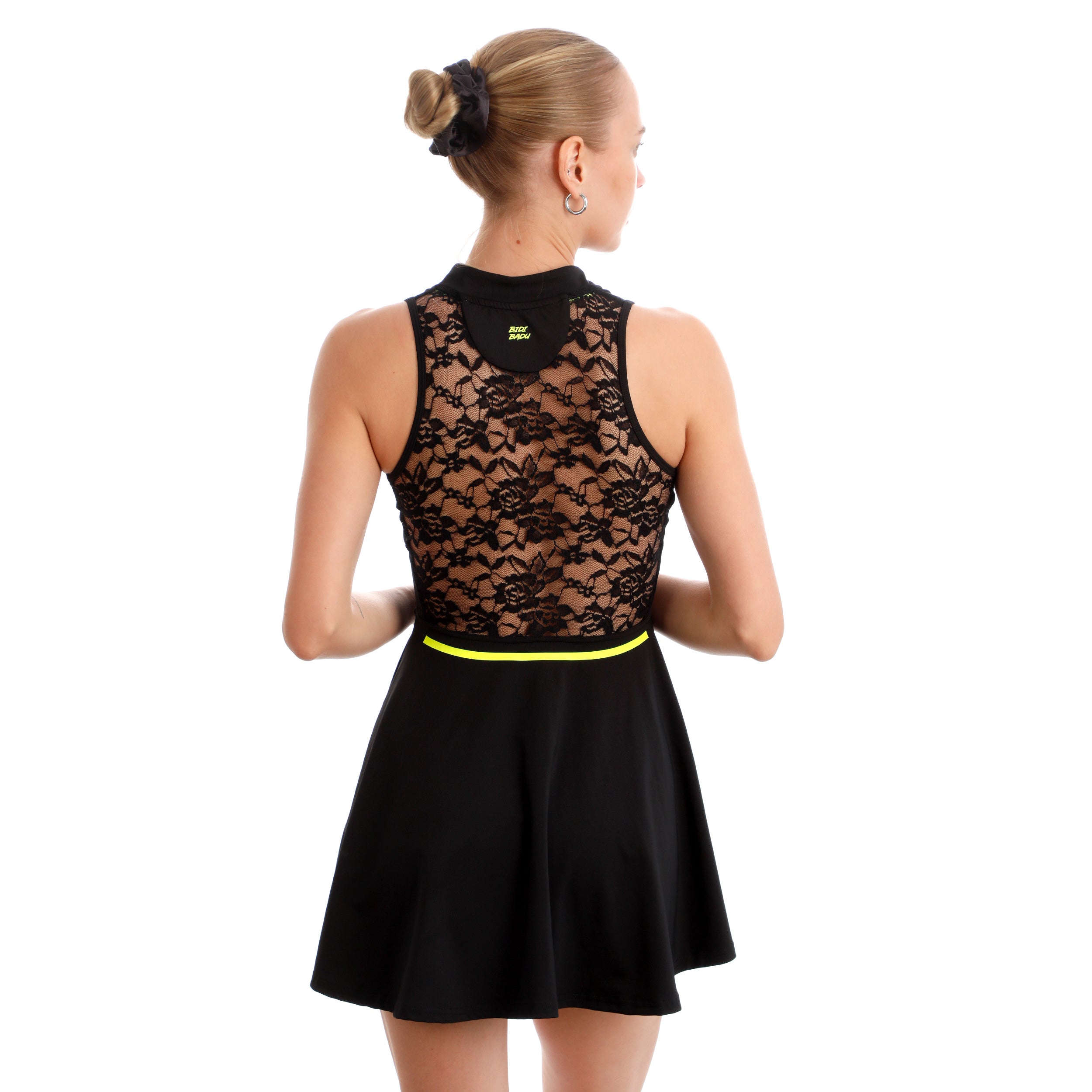 Váy Bidi Badu thể thao tennis/pickleball nữ Night Flash Lace Black BB180030-200