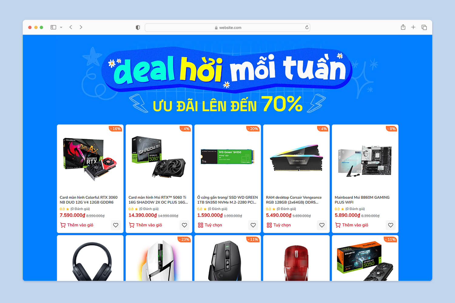 Flash sale