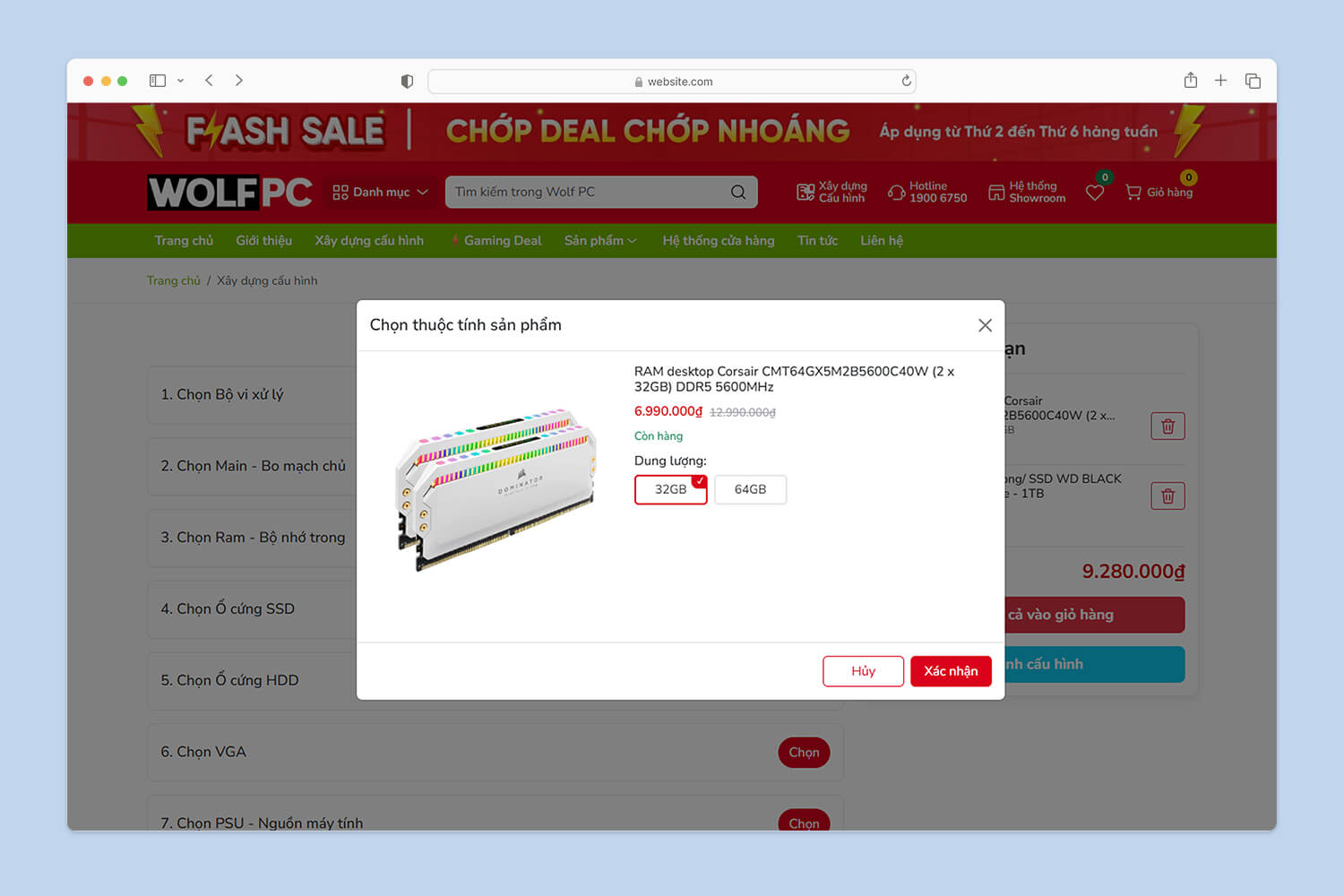 Xây dựng cấu hình