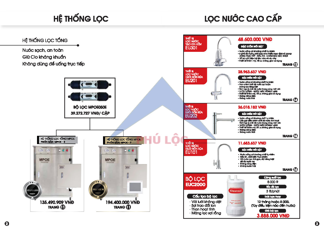 MÁY LỌC NƯỚC CLEANSUI