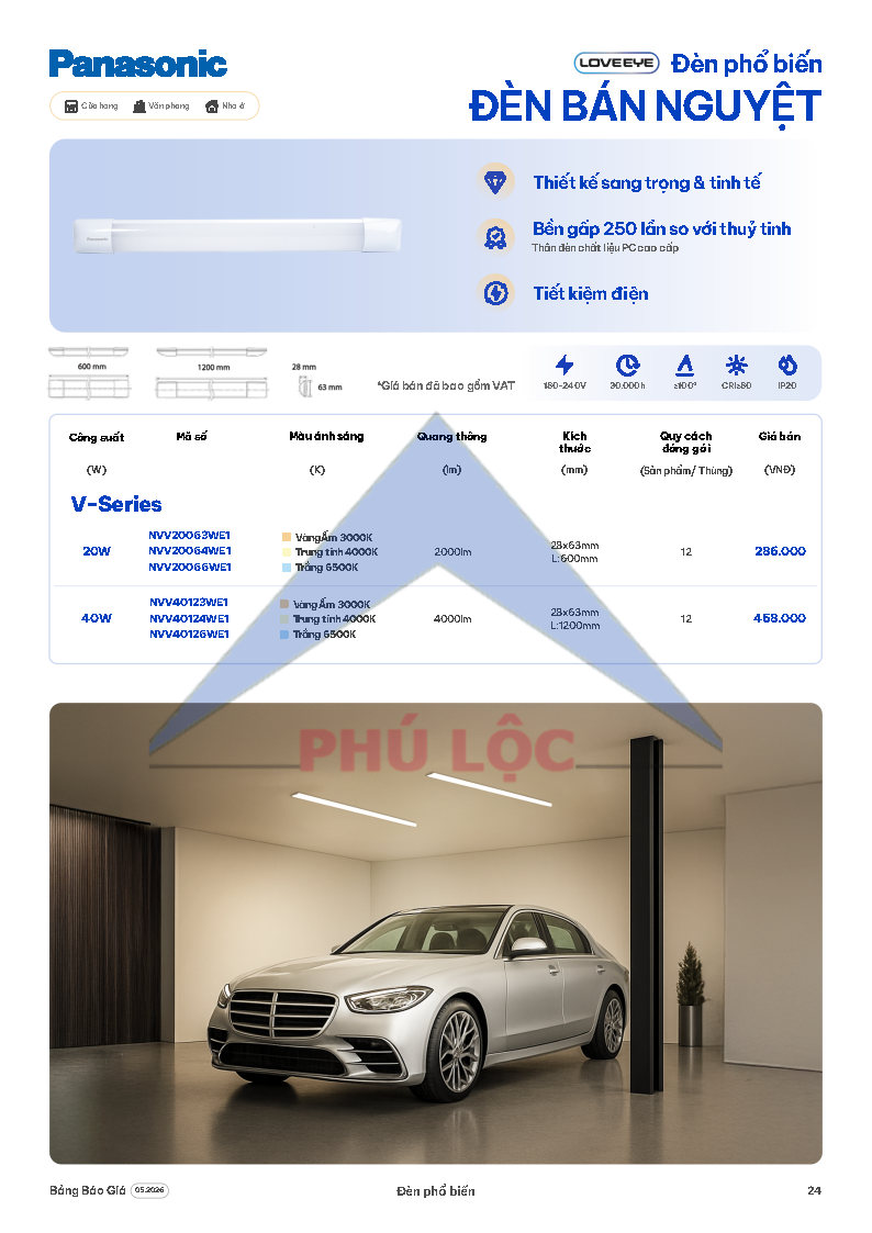 ĐÈN CHIẾU SÁNG PANASONIC