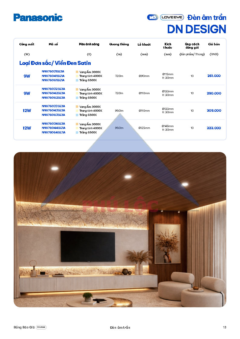 ĐÈN CHIẾU SÁNG PANASONIC