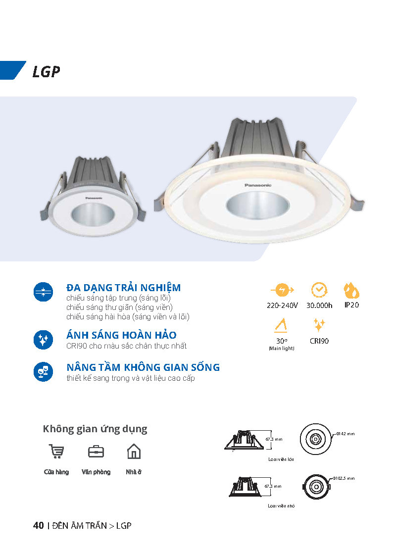 ĐÈN CHIẾU SÁNG PANASONIC 2025