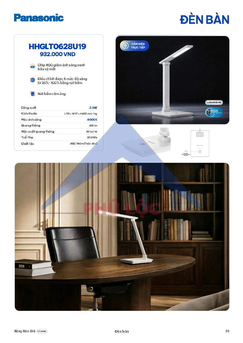 ĐÈN CHIẾU SÁNG PANASONIC