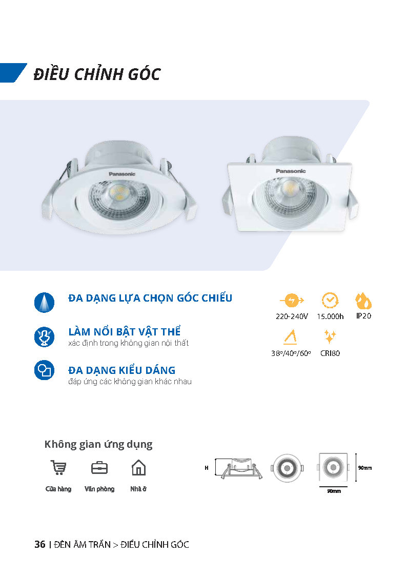 ĐÈN CHIẾU SÁNG PANASONIC 2025