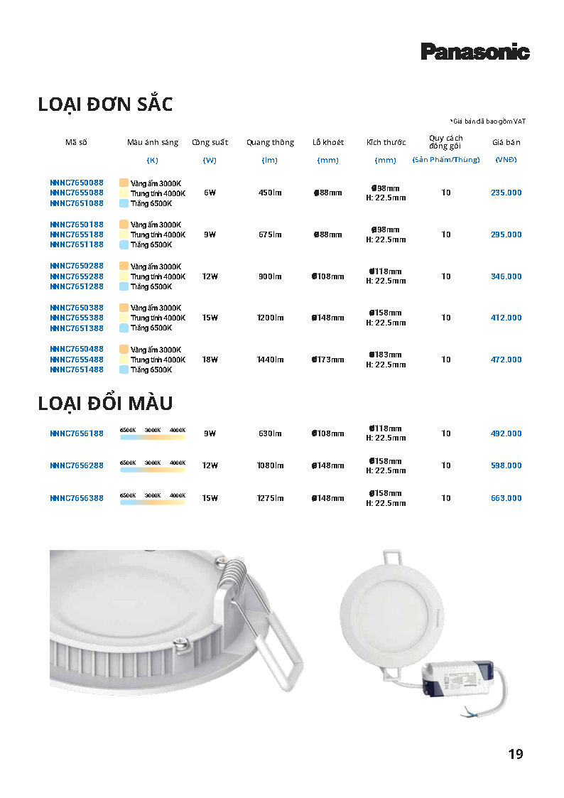 ĐÈN CHIẾU SÁNG PANASONIC 2025