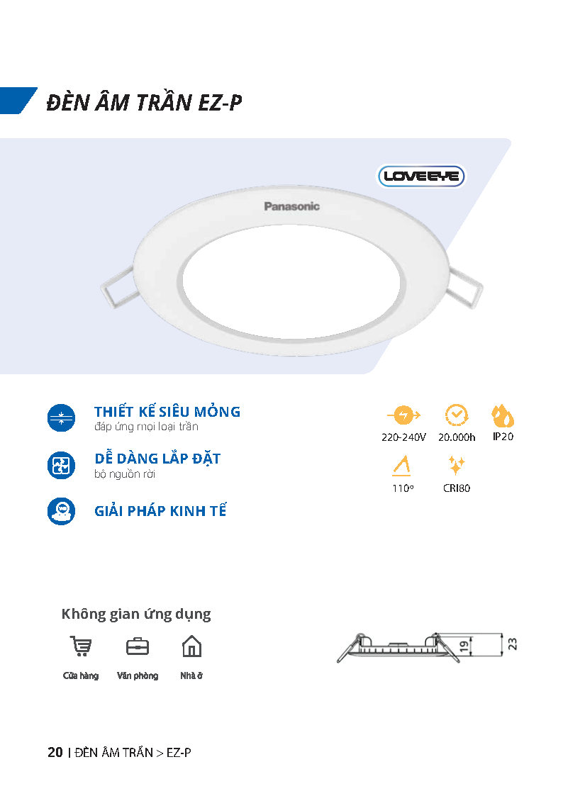 ĐÈN CHIẾU SÁNG PANASONIC 2025