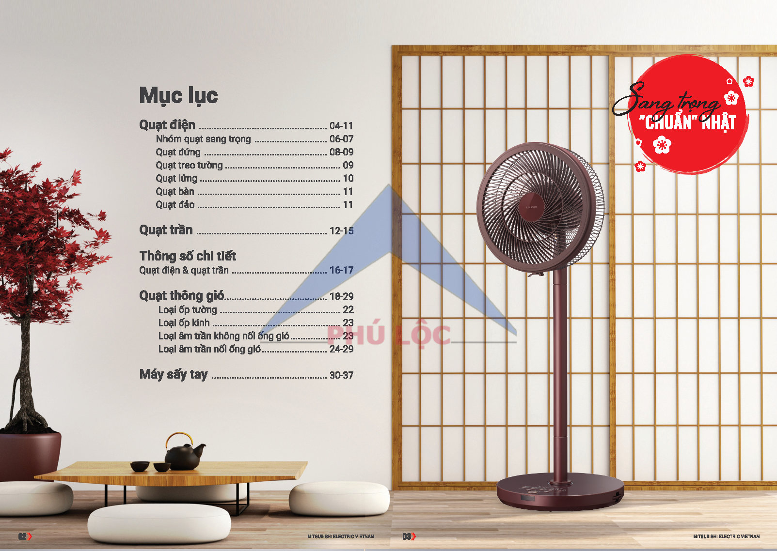 QUẠT MITSUBISHI ELECTRIC
