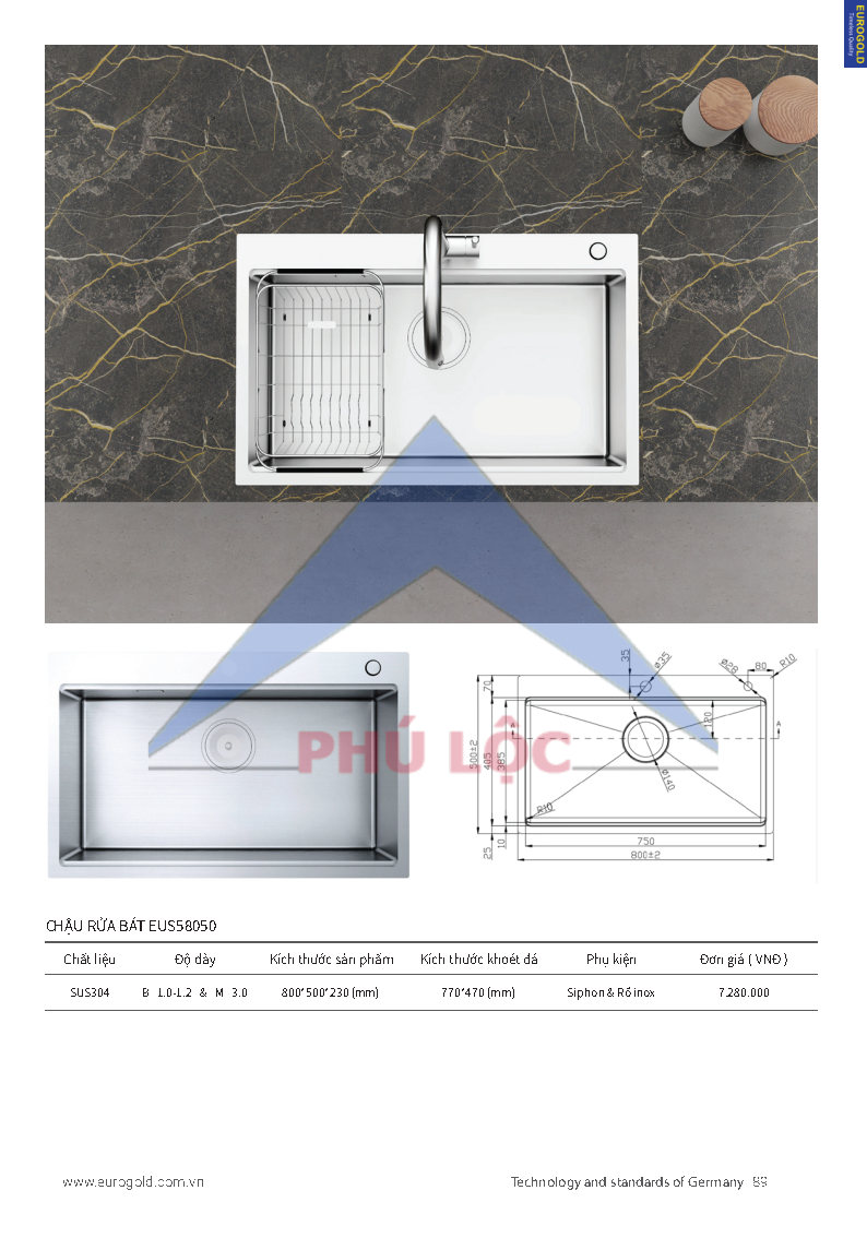 EUROGOLD THIẾT BỊ BẾP