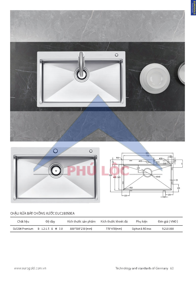 EUROGOLD THIẾT BỊ BẾP