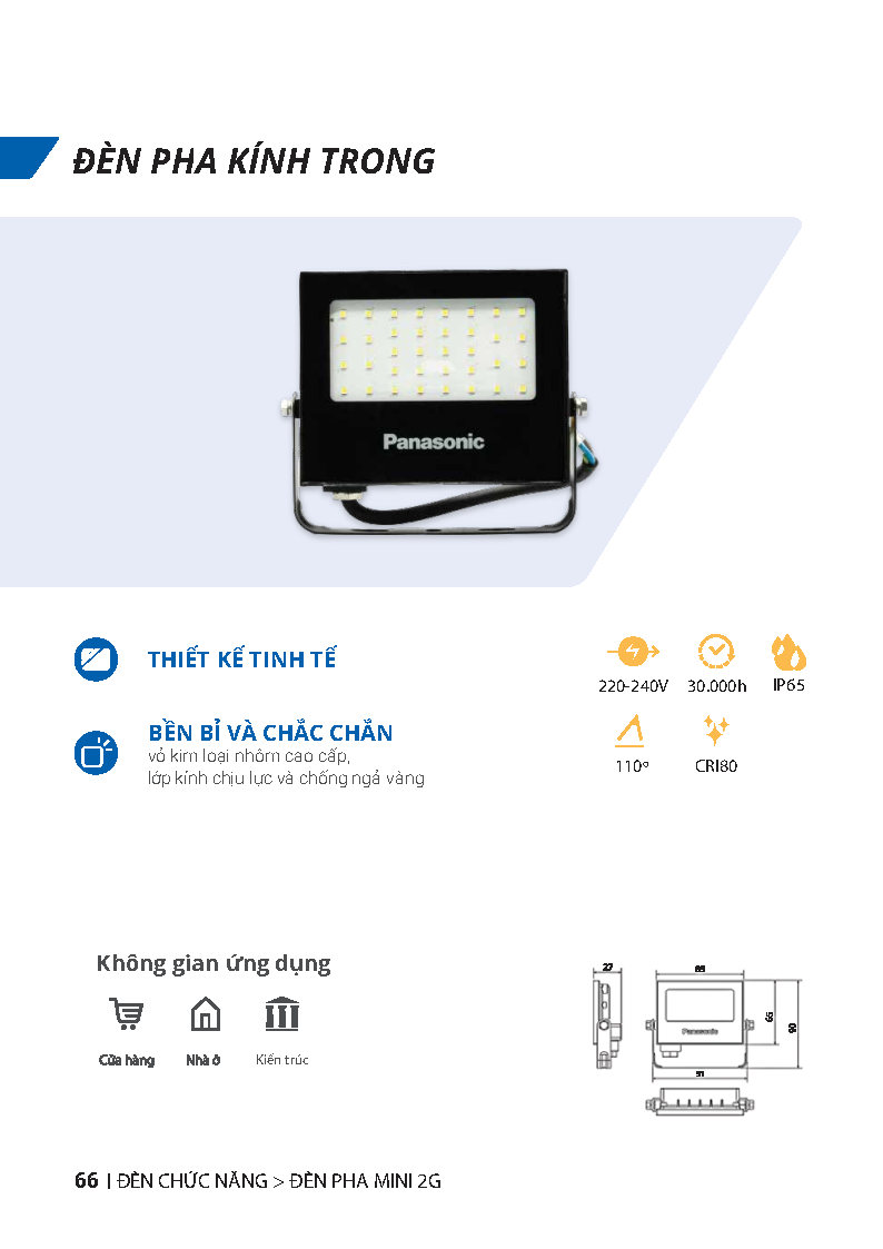 ĐÈN CHIẾU SÁNG PANASONIC 2025