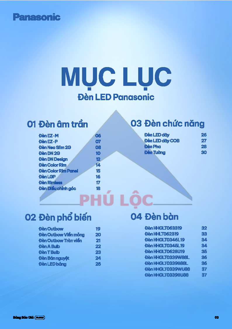 ĐÈN CHIẾU SÁNG PANASONIC