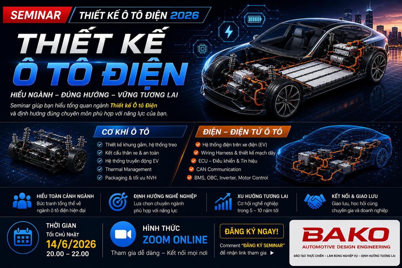 BAKO SEMINAR : THIẾT KẾ Ô TÔ ĐIỆN 2026