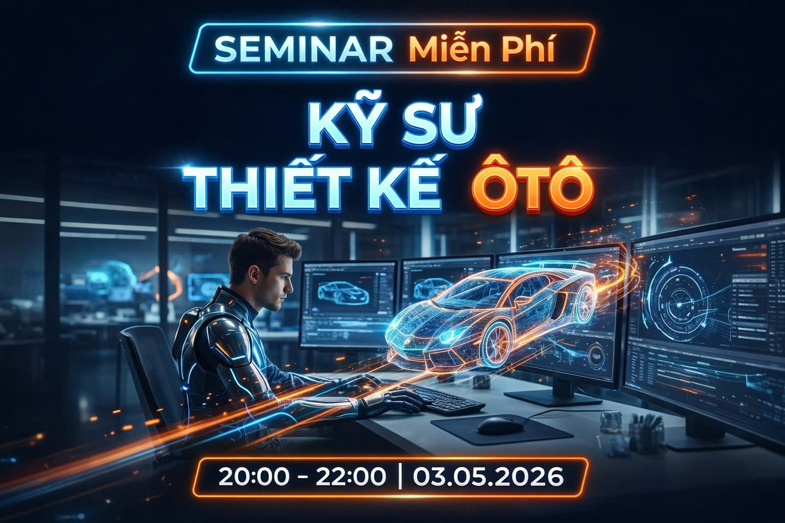 Seminar ngành Thiết Kế Ô Tô ( Miễn Phí )