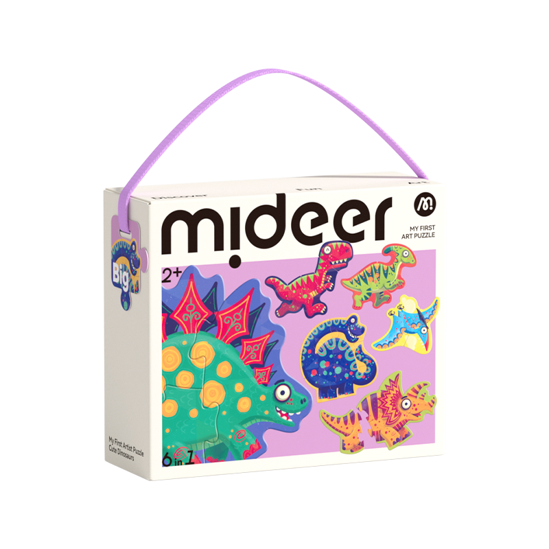 Đồ Chơi Ghép Hình Cho Bé Mideer My First Puzzle- Cute Dinosaurs 2+