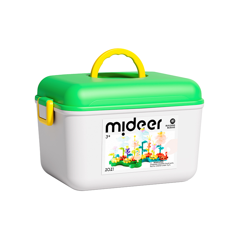 Đồ Chơi Lắp Ráp Bánh Răng Mideer Rotating Garden Puzzle Blocks 3+