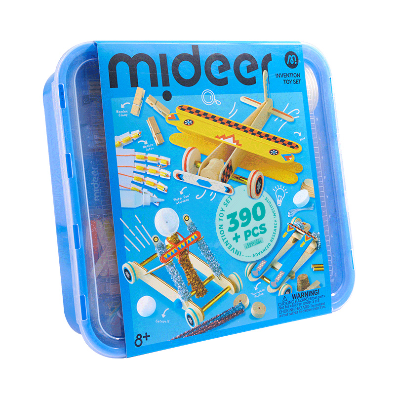 Đồ Chơi Khoa Học Lắp Ráp Mô Hình Mideer Invention Toy Set- Viện Nghiên Cứu 8+