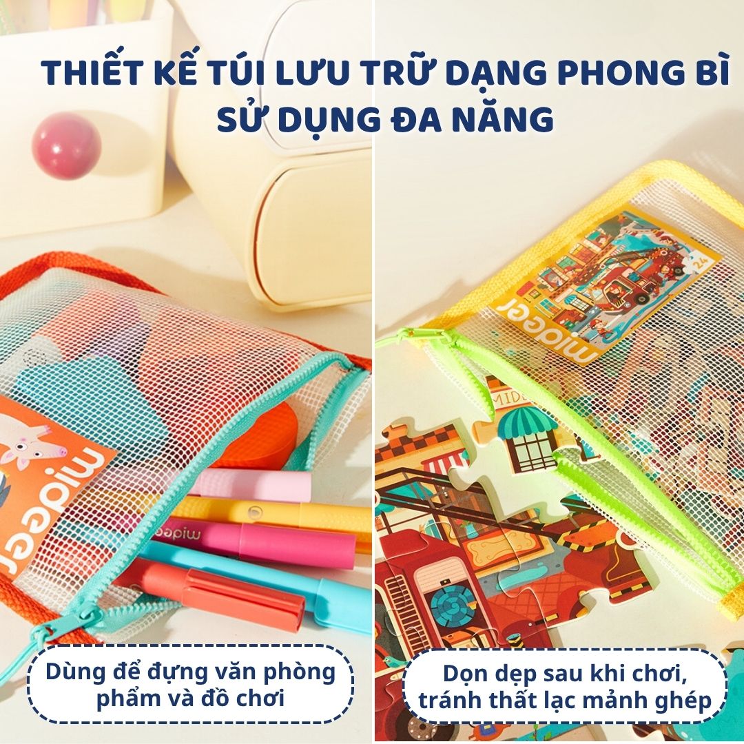 Đồ Chơi Xếp Hình Thăng Cấp Level Up Puzzle- Level 1 Simple Animals 2+