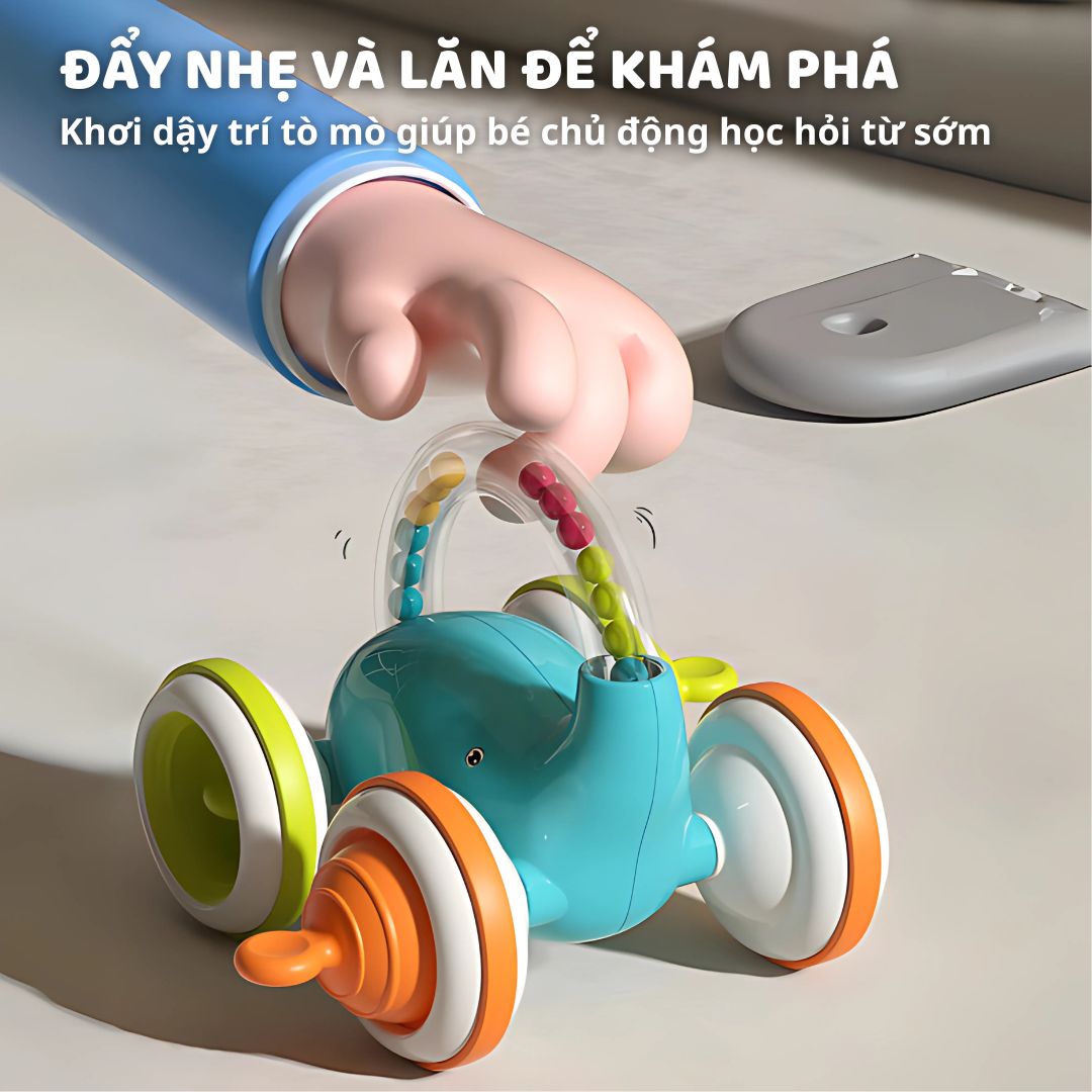 Đồ Chơi Tập Bò Cho Bé Sơ Sinh Hình Con Voi Goodway Little Elephant Toy 3m+
