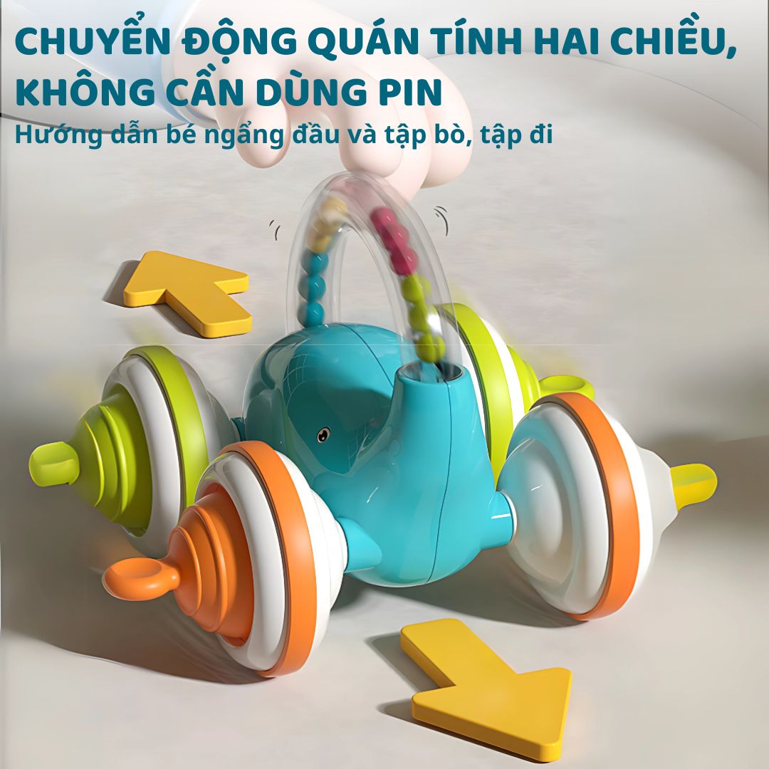 Đồ Chơi Tập Bò Cho Bé Sơ Sinh Hình Con Voi Goodway Little Elephant Toy 3m+