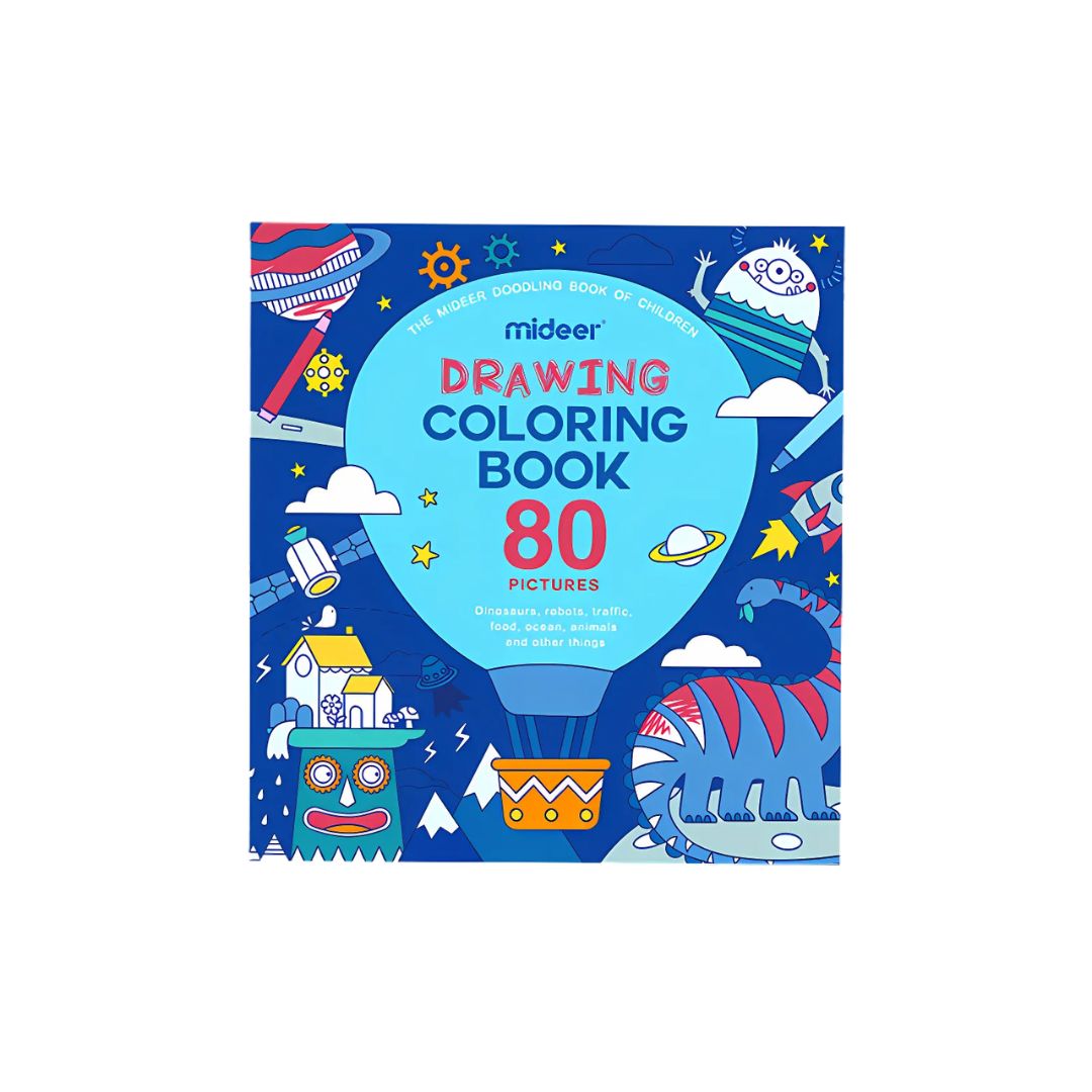 Sách Tô Màu Cho Bé Trai Mideer Drawing Coloring 3+