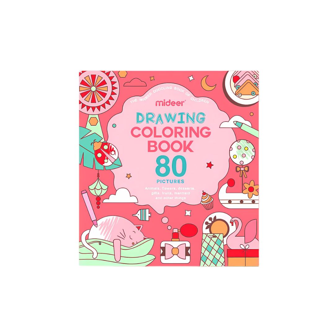 Sách Tô Màu Cho Bé Gái Mideer Drawing Coloring 3+