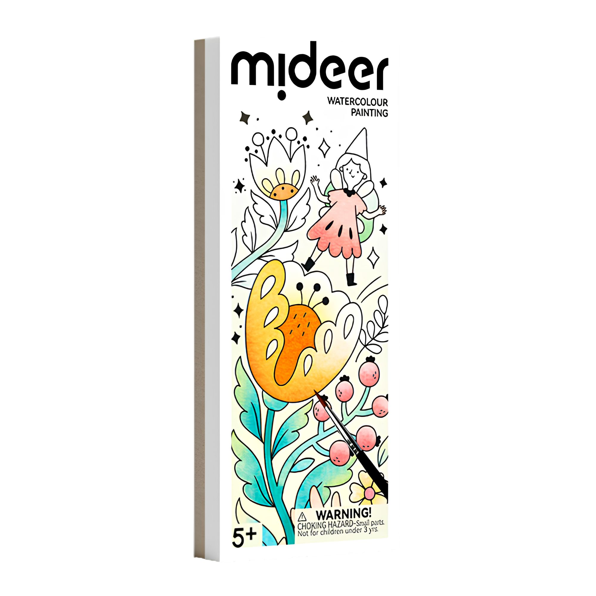 Tranh Tô Màu Nước Kèm Cọ Mideer Watercolour Painting- Enchanted Garden 3+