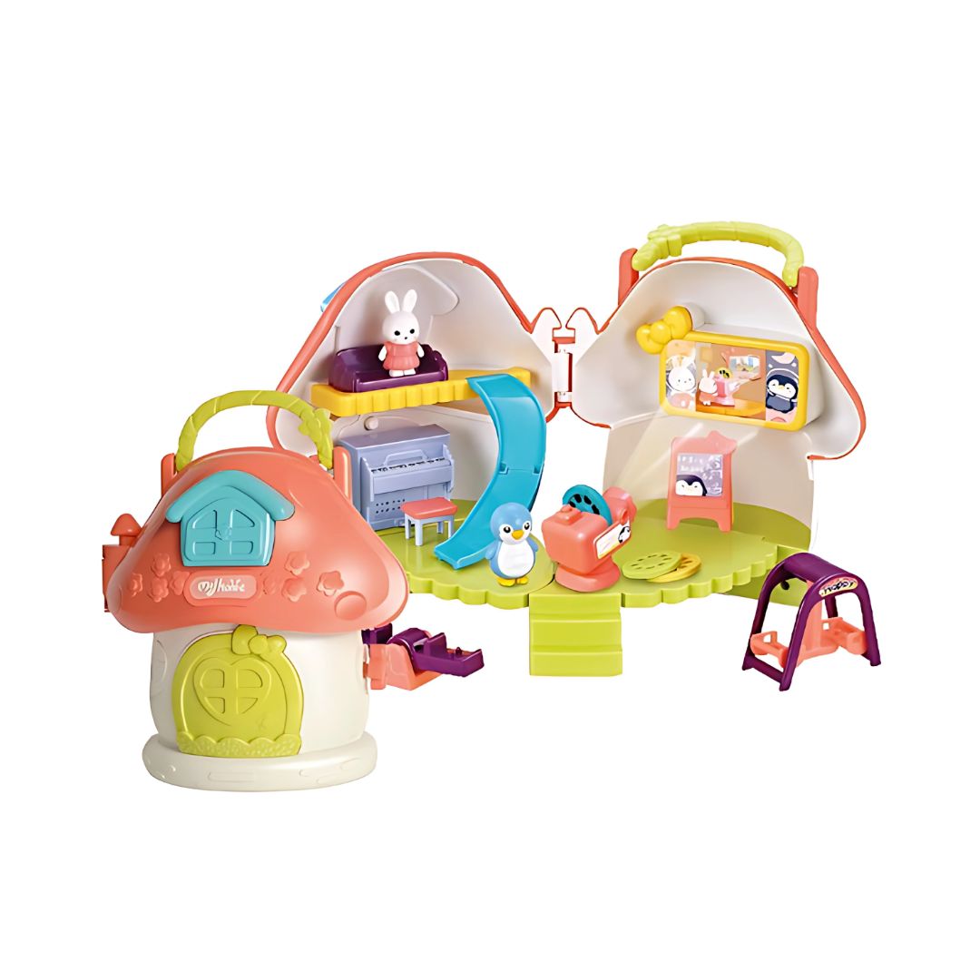 Ngôi Nhà Búp Bê Mini Cho Bé Goodway Mushroom Doll House 3+