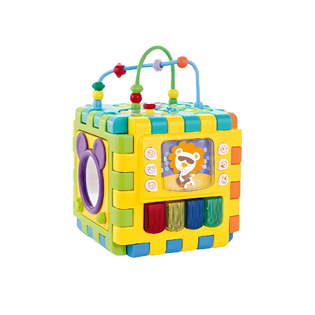 Khối Bận Rộn Montessori Cho Bé Goodway Play And Learn Activity Cube 10m+