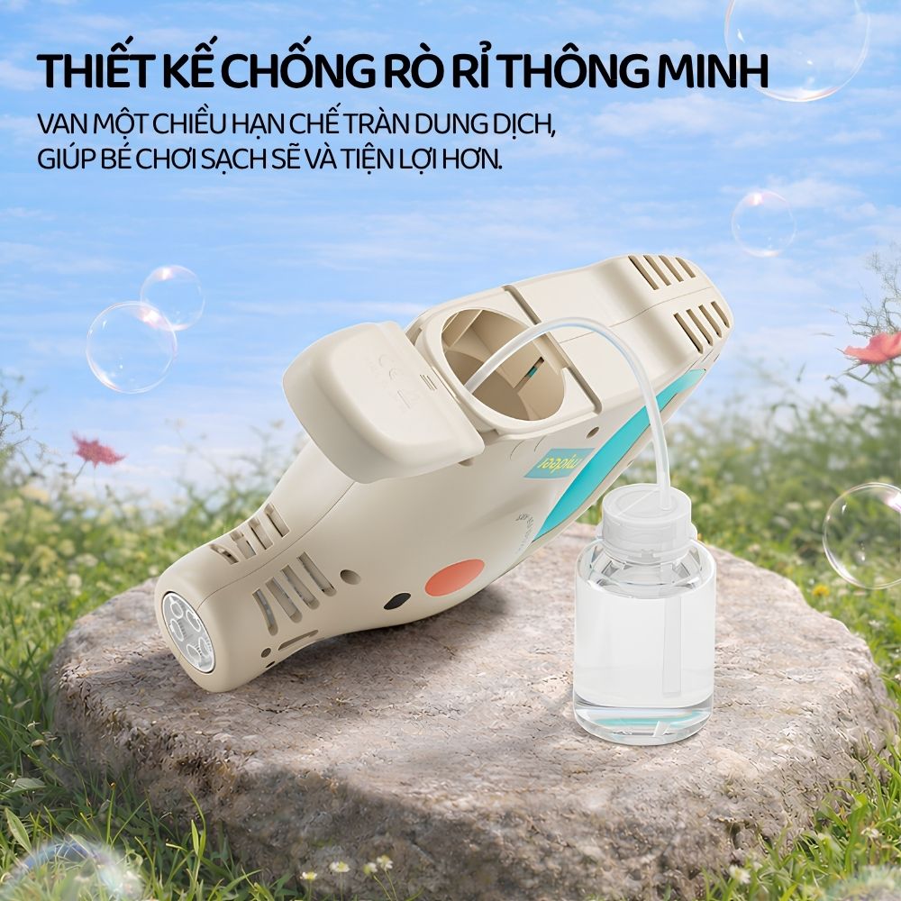 Đồ Chơi Máy Tạo Bong Bóng Hình Con Voi Cho Bé Mideer Elephant Bubble Machine 3+