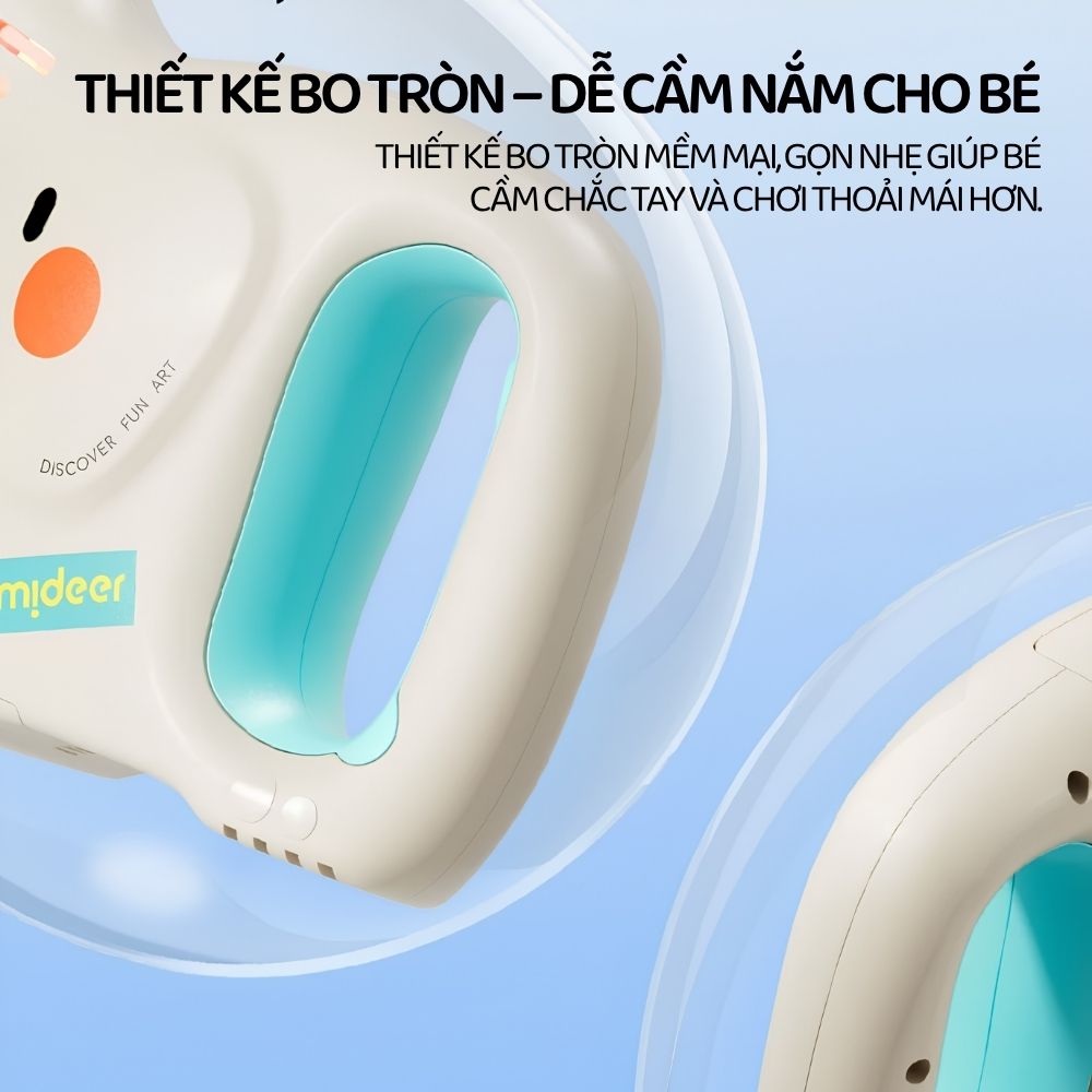 Đồ Chơi Máy Tạo Bong Bóng Hình Con Voi Cho Bé Mideer Elephant Bubble Machine 3+