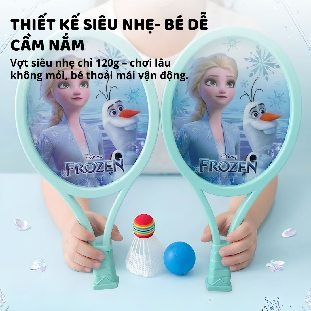Vợt Cầu Lông & Tennis Trẻ Em Chính Hãng Mesuca Disney Frozen Elsa 3+