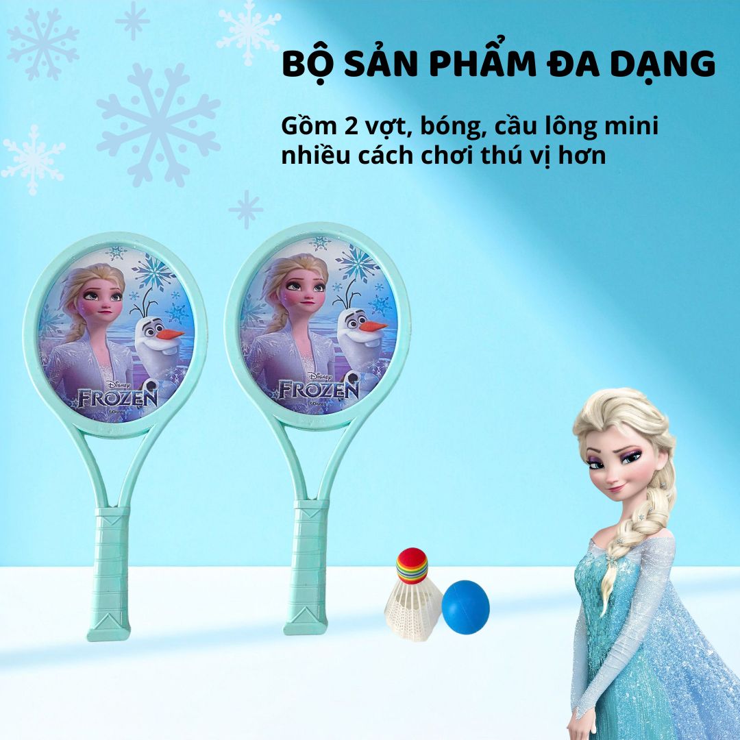 Vợt Cầu Lông & Tennis Trẻ Em Chính Hãng Mesuca Disney Frozen Elsa 3+