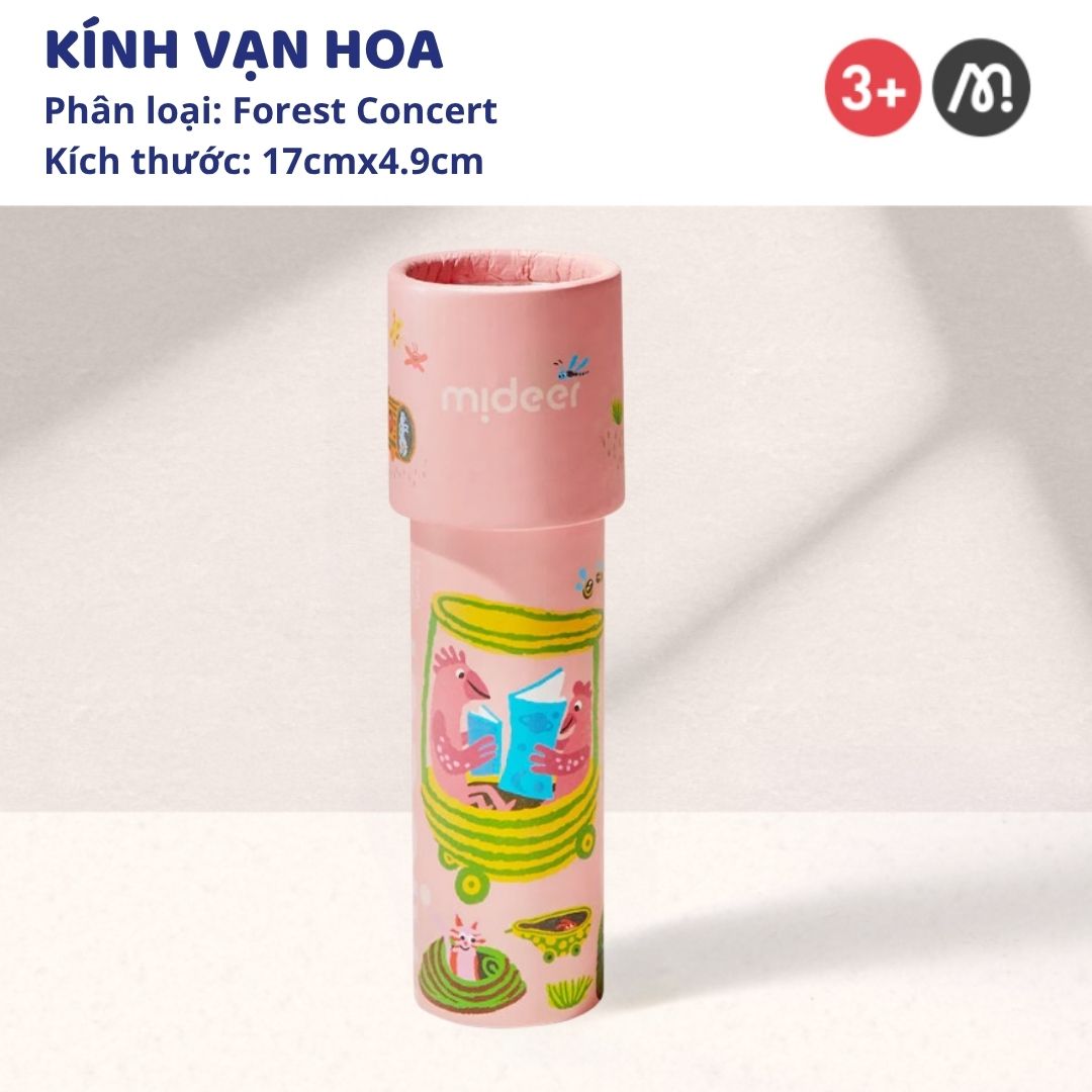 Đồ Chơi Kính Vạn Hoa Mideer Colorful Kaleidoscope- Forest Concert 3+