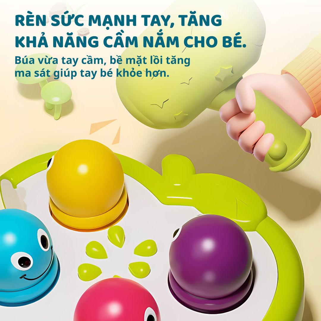 Đồ Chơi Đập Chuột Cho Bé Goodway Whack A Insect 3m+