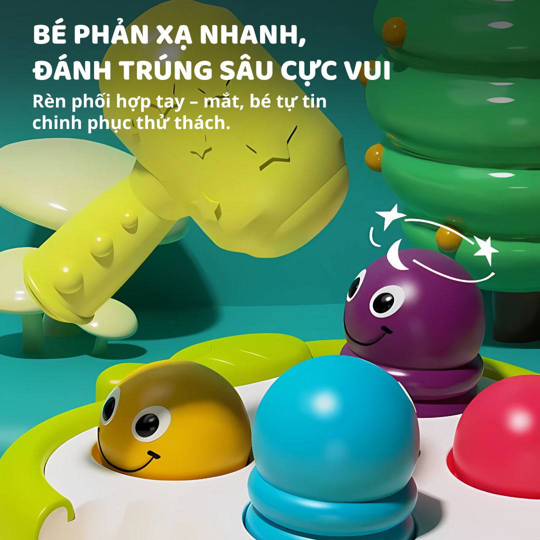 Đồ Chơi Đập Chuột Cho Bé Goodway Whack A Insect 3m+
