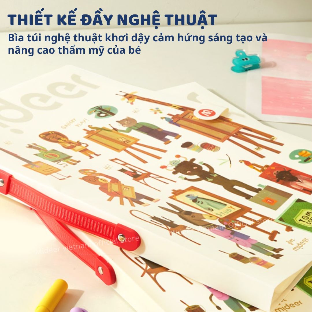 Túi Đựng Tài Liệu A3 Mideer Colorful Creations Gallery