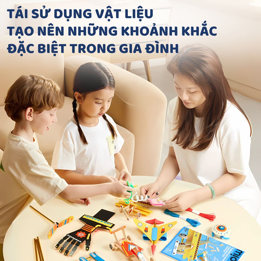 Đồ Chơi Khoa Học Lắp Ráp Mô Hình Mideer Invention Toy Set- Viện Nghiên Cứu 8+