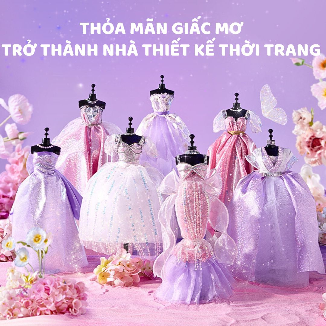 Đồ Chơi Thiết Kế Thời Trang Cho Bé Mideer Clothing Design House 5+