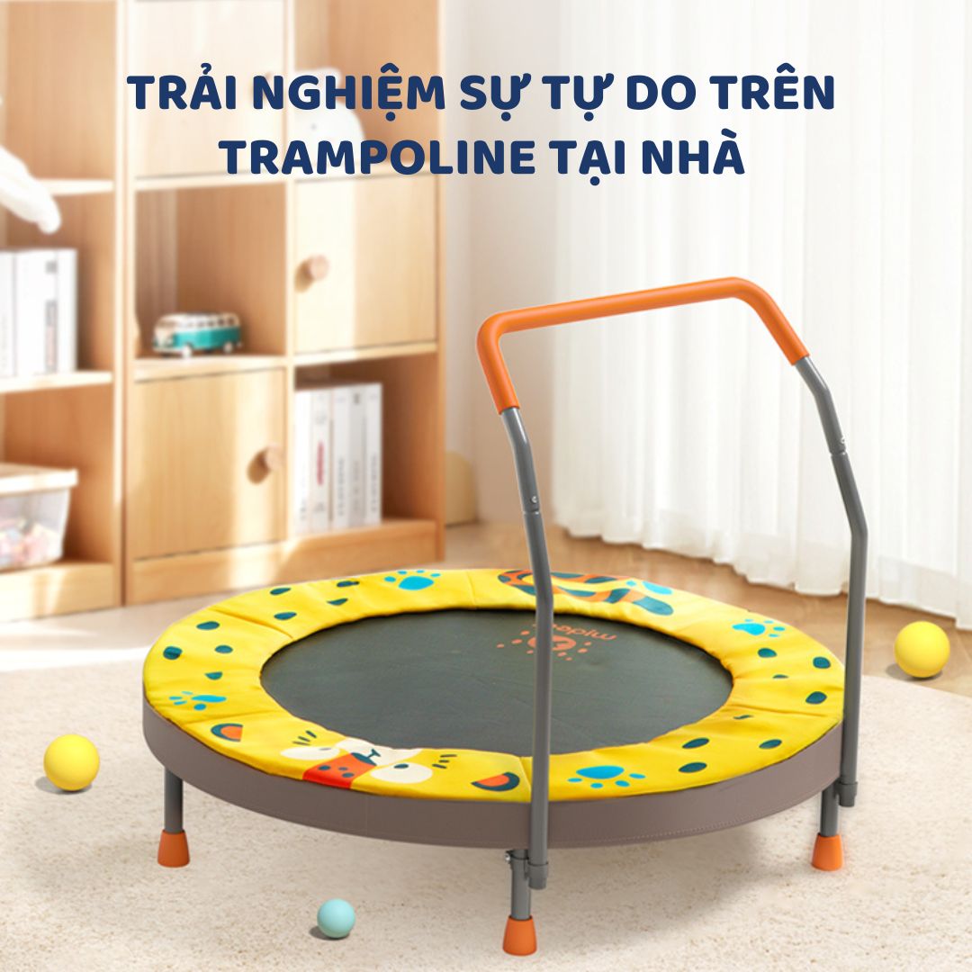 Đệm Nhún Trampoline Cho Bé Vận Động Mideer Kids Trampoline 3+