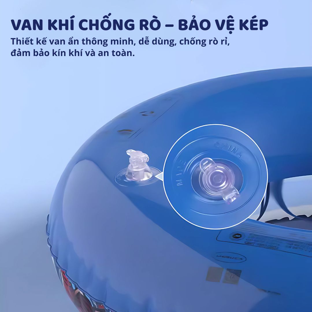 Phao Bơi Tròn Chống Lật Cho Bé Chính Hãng Marvel- Disney, Spider Man 3+