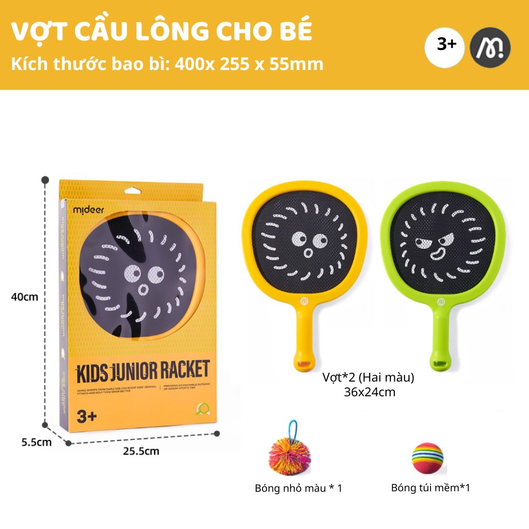 Vợt Cầu Lông Cho Bé Mideer Kids Junior Racket 3+