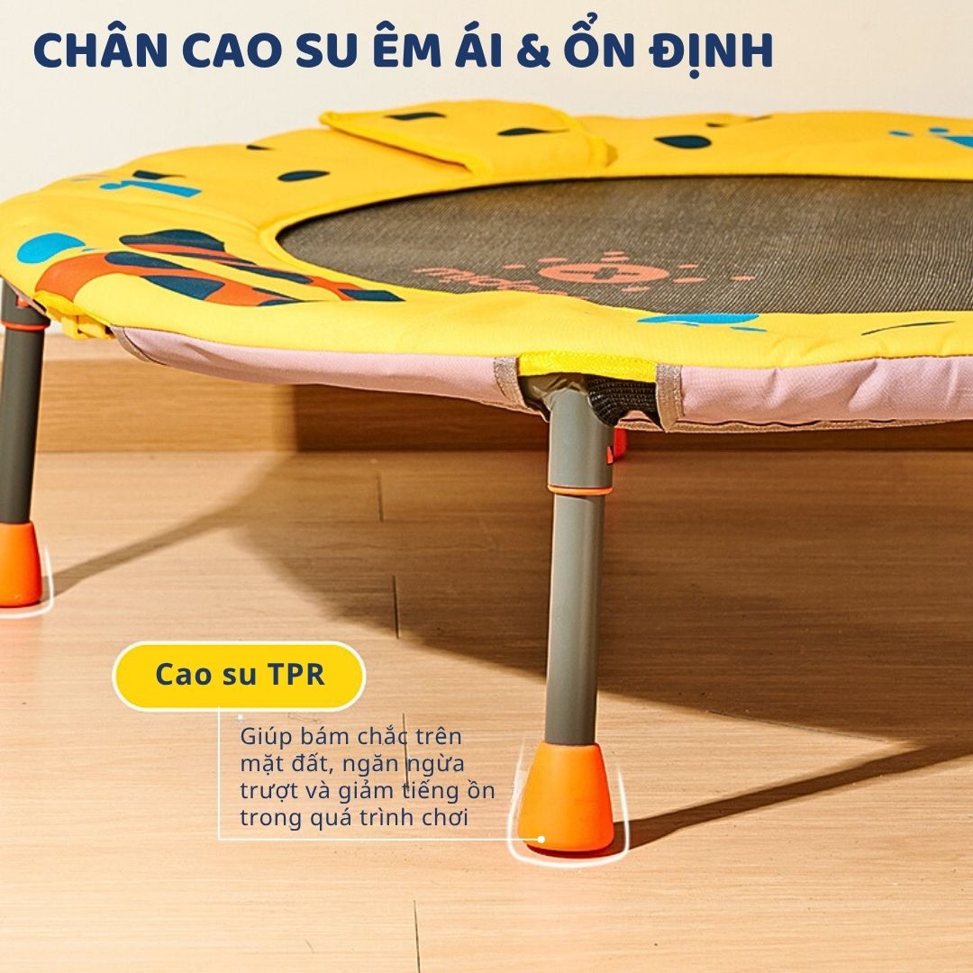 Đệm Nhún Trampoline Cho Bé Vận Động Mideer Kids Trampoline 3+