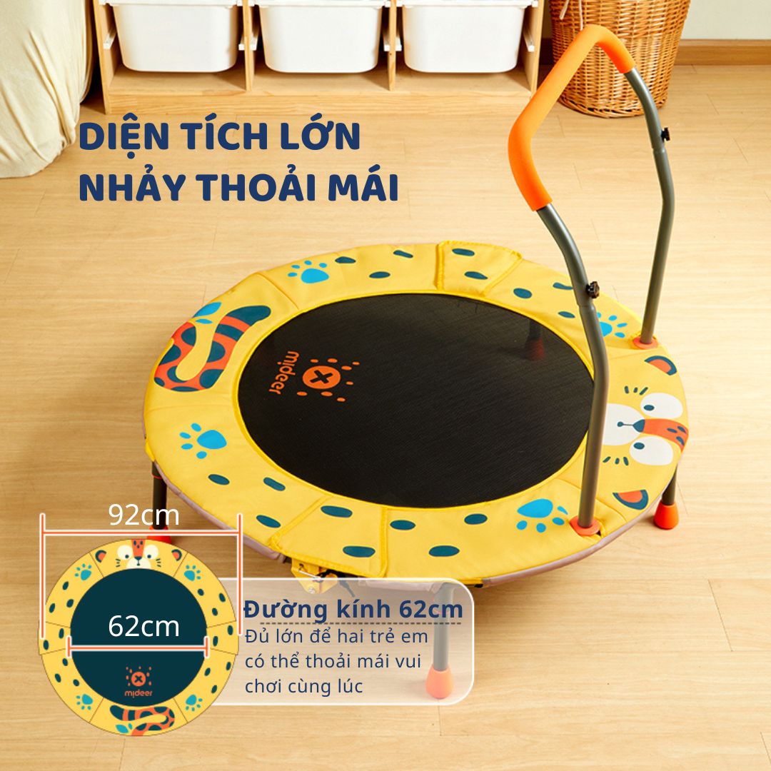 Đệm Nhún Trampoline Cho Bé Vận Động Mideer Kids Trampoline 3+